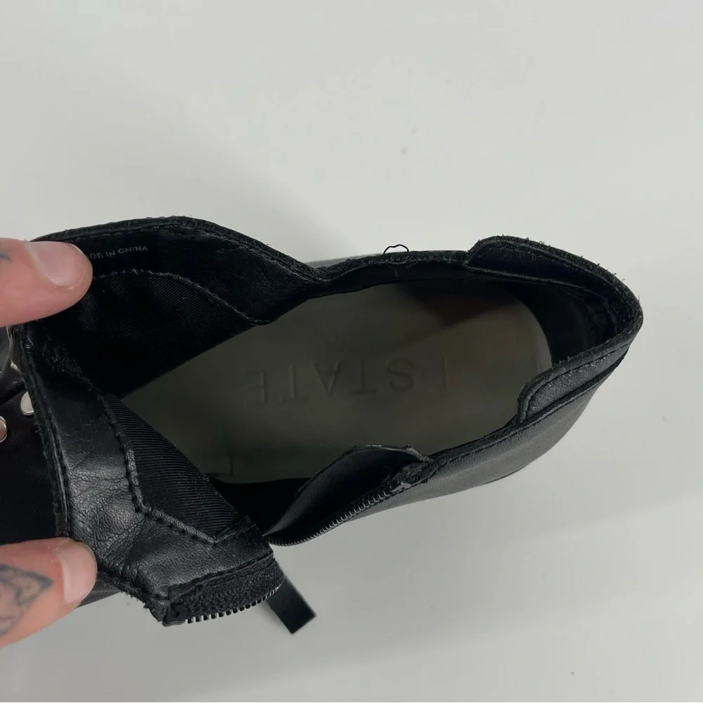 1 State Black Ankle Booties (SB10)